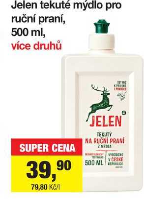 Jelen tekuté mýdlo pro ruční praní, 500 ml