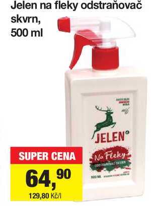 Jelen na fleky odstraňovač skvrn, 500 ml