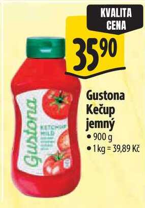 Gustona Kečup jemný, 900 g