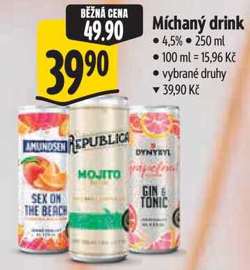 Míchaný drink, 250 ml