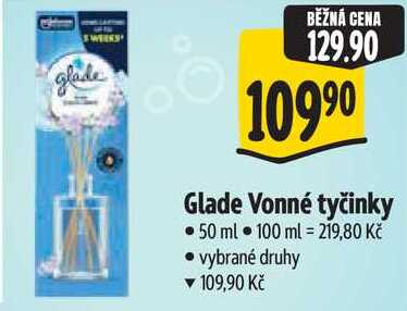 Glade Vonné tyčinky, 50 ml
