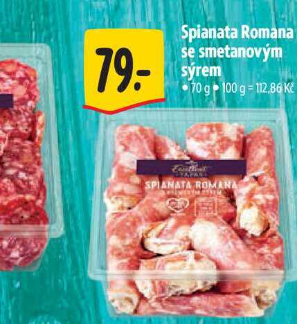 Spianata Romana se smetanovým sýrem 70 g