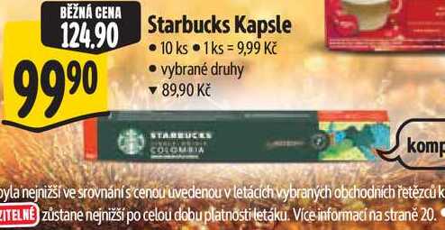  Starbucks Kapsle 10 ks 