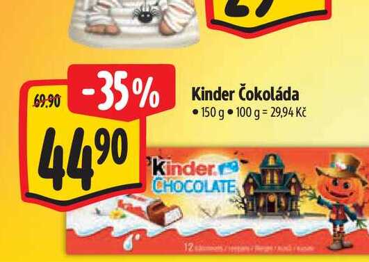 Kinder Čokoláda 150 g