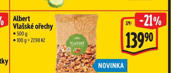Albert Vlašské ořechy 500 g