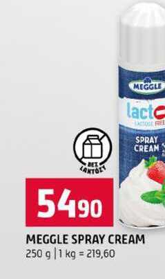 MEGGLE SPRAY CREAM 250 g