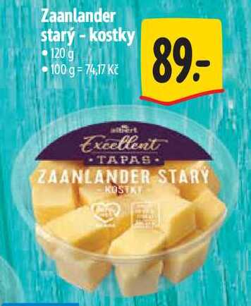 Zaanlander starý - kostky, 120 g 