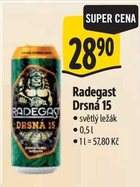 Radegast Drsná 15, 0,5 l