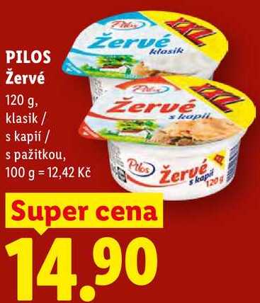 PILOS Žervé, 120 g, klasik 