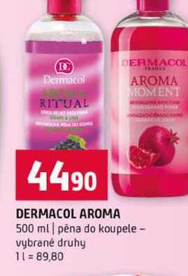 DERMACOL AROMA 500 ml pěna do koupele vybrané druhy 