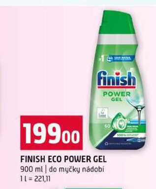 FINISH ECO POWER GEL 900 ml do myčky nádobí