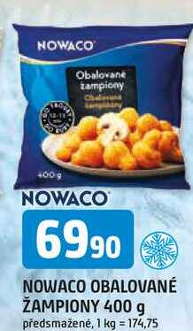 NOWACO OBALOVANÉ ŽAMPIONY 400 g 