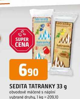 SEDITA TATRANKY 33 g 