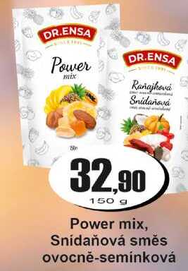 Power mix, Snídaňová směs ovocně-semínková 