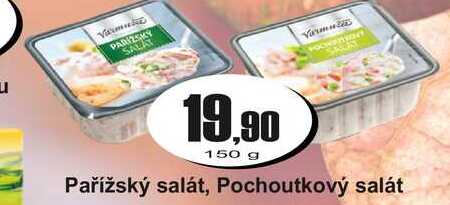 Pařížský salát, Pochoutkový salát 150 g