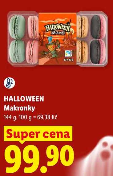 HALLOWEEN Makronky, 144 g