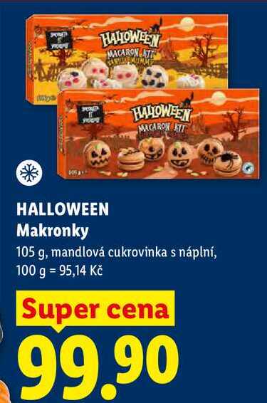 HALLOWEEN Makronky, 105 g