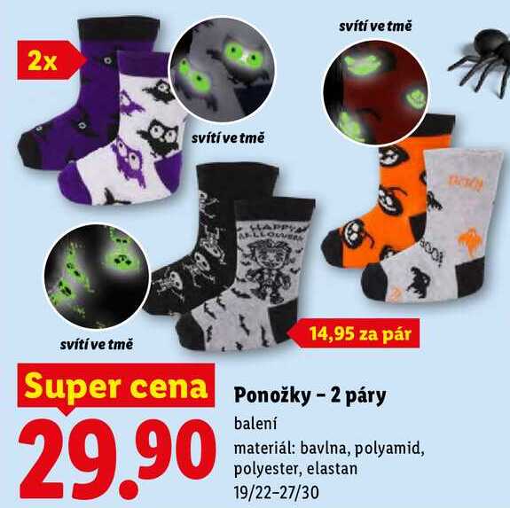 Ponožky - 2 páry