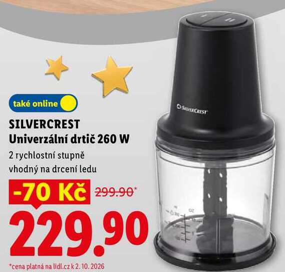 SILVERCREST Univerzální drtič 260 W