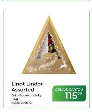 Lindt Lindor Assorted čokoládové pralinky 125g