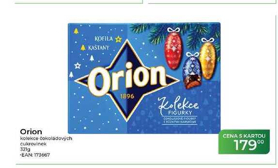 Orion kolekce čokoládových cukrovinek 321g