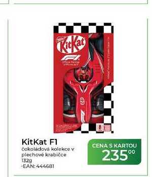 KitKat F1 čokoládová kolekce v plechové krabičce 132g