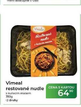 Vimeal restované nudle s kuřecím masemi 350g