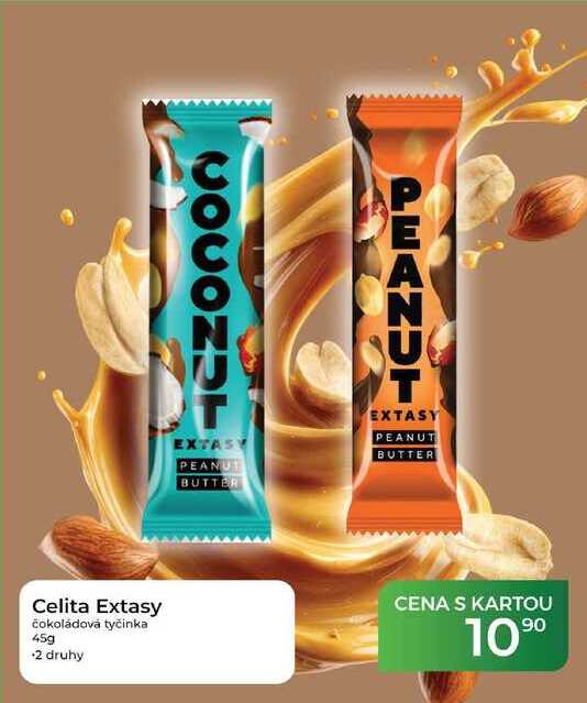 Celita Extasy čokoládová tyčinka 45g