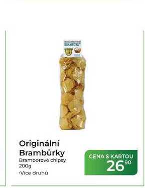 Originální Brambůrky Bramborové chipsy 200g