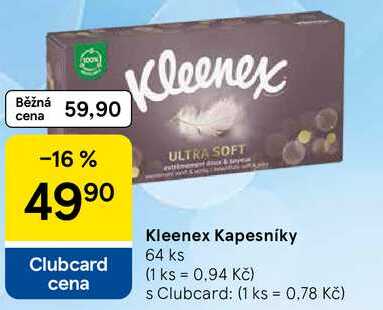 Kleenex Kapesníky, 64 ks