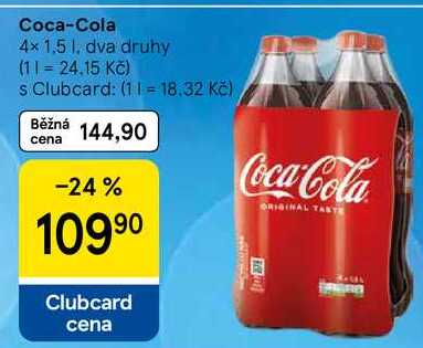 Coca-Cola, 4x 1.5 l