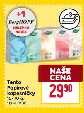 Tento Papírové kapesníčky 10x 10 ks
