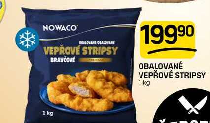 OBALOVANÉ VEPŘOVÉ STRIPSY 1 kg