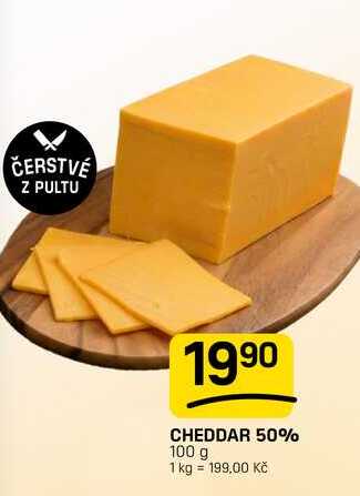 CHEDDAR 50% 100 g 