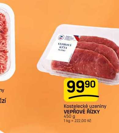 VEPŘOVÉ ŘÍZKY 450 g