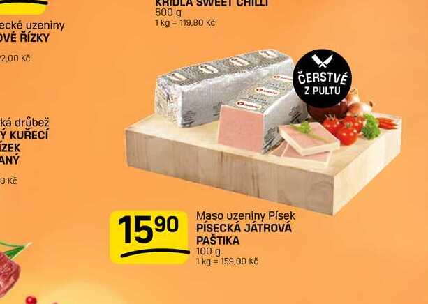 PÍSECKÁ JÁTROVÁ PAŠTIKA 100 g