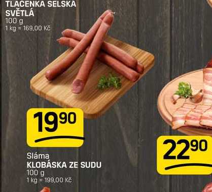 KLOBÁSKA ZE SUDU 100 g 
