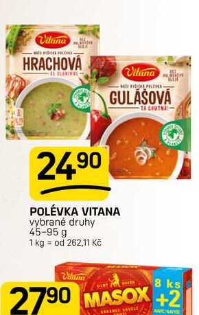 POLÉVKA VITANA vybrané druhy 45-95 g
