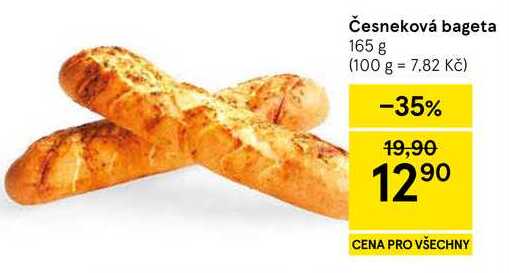 Česneková bageta, 165 g 