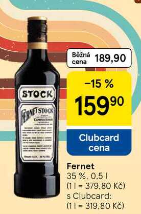 Fernet 35 %, 0,5 l