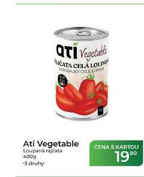 Ati Vegetable Loupaná rajčata 400g