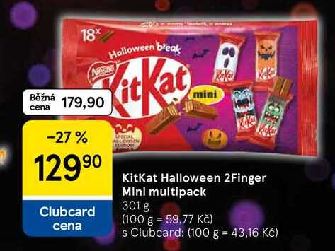 KitKat Halloween 2Finger Mini multipack, 301 g