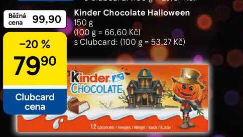 Kinder Chocolate Halloween, 150 g