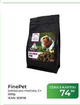 FinePet krmivo pro morčata, C+ 600g