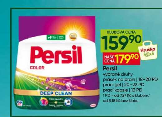 Persil vybrané druhy 18-20 PD