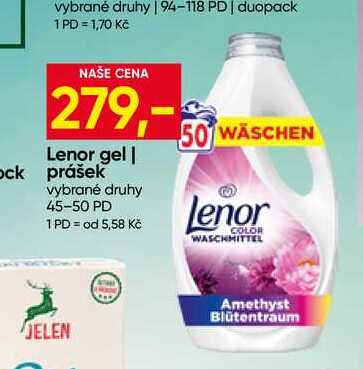 Lenor gel 45-50 PD