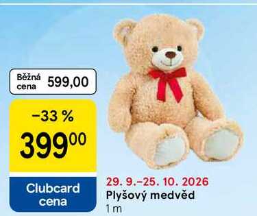 Plyšový medvěd, 1 m
