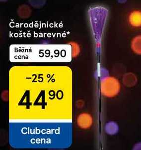 Čarodějnické koště barevné