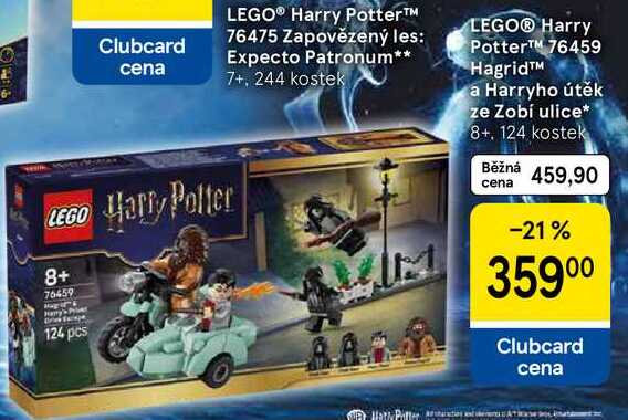 LEGO® Harry Potter™ 76459 Hagrid™ a Harryho útěk ze Zobí ulice* 8+, 124 kostek