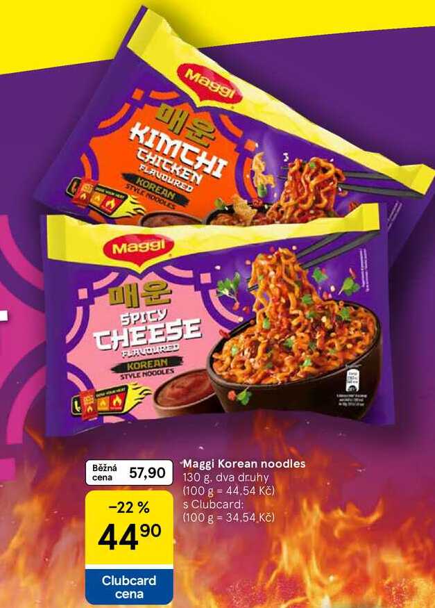 Maggi Korean noodles, 130 g